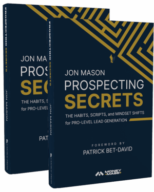 Prospecting Secrets book by Jon “Money Mase” Mason for sales prospecting training